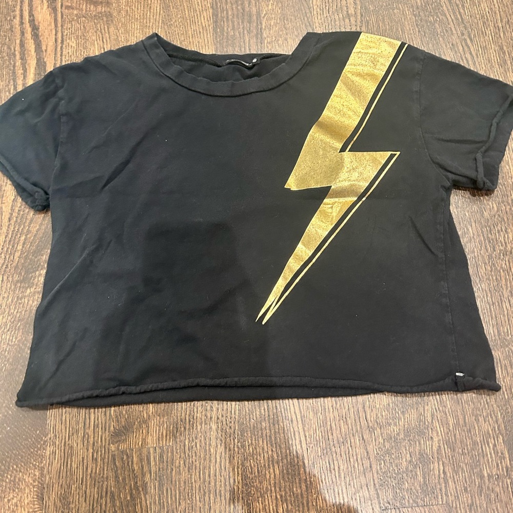 girls lighting bolt top